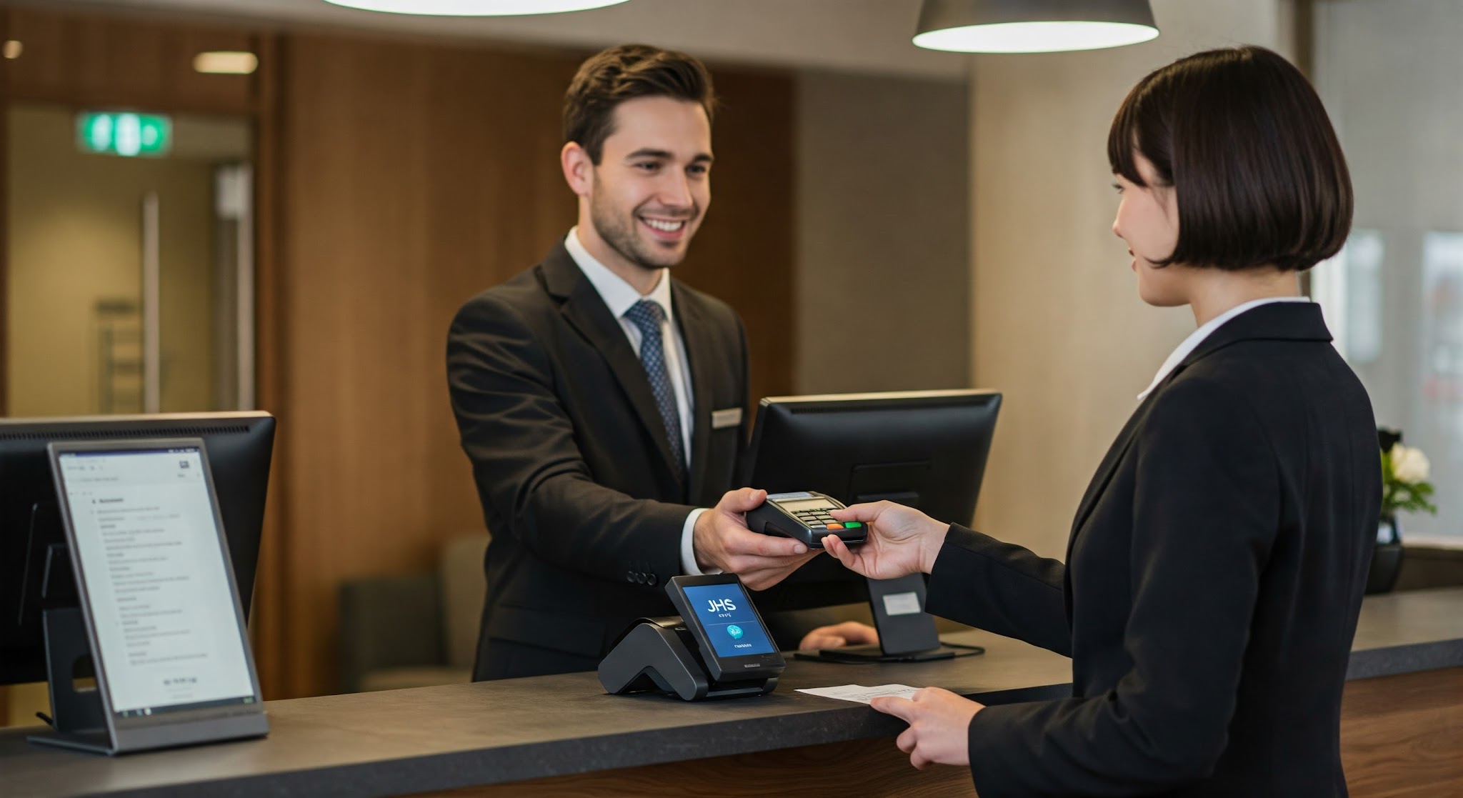 At the heart of efficient front desk operations, especially during the busy checkout rush, lies the seamless Card Present (CP) transaction capability of JHS. Imagine a guest approaching the front desk, ready to settle their bill.